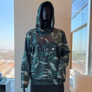 Adidas Green Camouflge Pullover hoodie